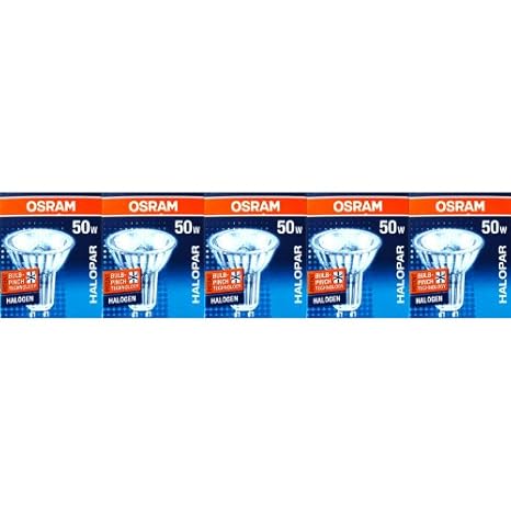 5 Stück Osram 64824 FL HALOPAR16 ALU Halogen-Reflektor 230V GU10 50W
