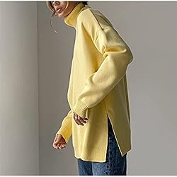 Women's Oversized Turtleneck Sweater Long Sleeve