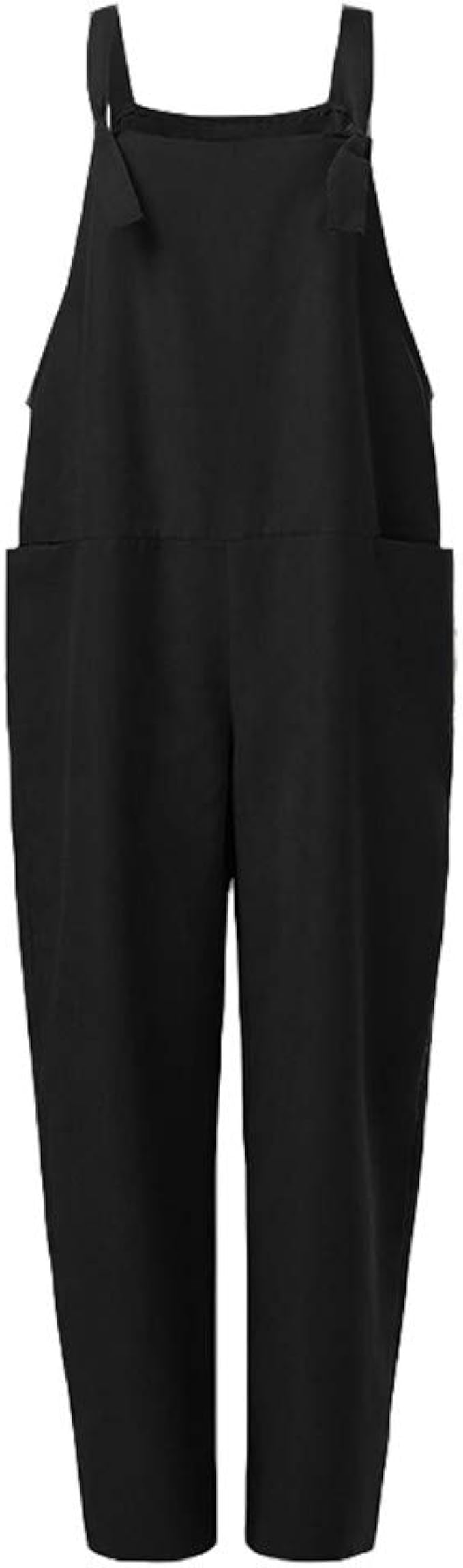 baggy linen dungarees