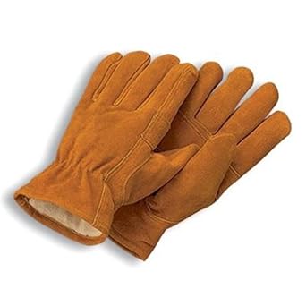 pile lined leather gloves