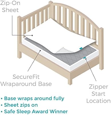 quickzip crib sheet set