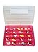 Fun for Life Storage Organizer for Little Pony Figures Fits Approx. 80 pieces - Strawberry/Pink