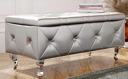 Amazon Com Homek End Of Bed Storage Bench Bedroom Benches