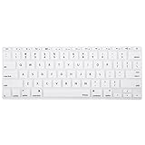 Mosiso Protective Keyboard Cover Skin for MacBook Air 11 Inch (Models: A1370 and A1465), White