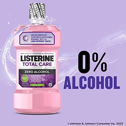 Listerine Total Care AlcoholFree Anticavity Fluoride Mouthwash, 6