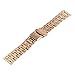 for Samsung Galaxy Watch 42mm/Active 40mm Bands, TRUMiRR 20mm Watch Band Stainless Steel Strap Bracelet with Watch Tool for Samsung Gear S2 Classic,Gear Sport R600, Rose Gold