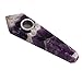 Amethyst Crystal TubeNatural Dream Amethyst Crystal Tube with 3pcs Screen Filters and 1 Brush (Amethyst1)
