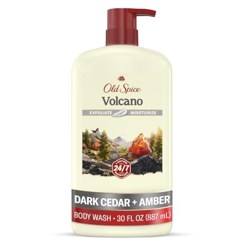 Old Spice Body Wash for Men Long Lasting Volcano