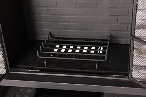 Sunjoy Bel Aire Fireplace large with two table-flats