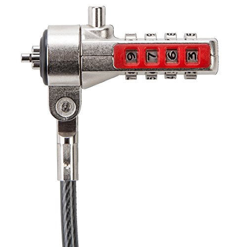 Targus Certified Pre-Owned DEFCON Serialized Laptop Cable Lock, Combination Lock on 6.5 Foot Security Cable (PA410S-1, Refurbished)