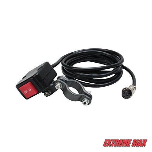 Extreme Max 5600.3002 Heavy-Duty Universal Replacement ATV / UTV Handlebar Rocker Switch - All Winches
