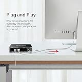 MERCUSYS MS105GS 5 Port Gigabit Ethernet Switch Metal Case Desktop Wall Mount view 6