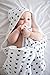 Muslin Hooded Bath Towel for Baby or Toddler with Terry Cloth Interior 33 inches