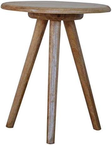Artisan Furniture Lulu Round Table, Wood, Natural Oak Finish