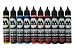 Molotow One4All 30ml Acrylic Paint Refill Professional Starter Kit 10 colors for Markers, Mops, Airbrush, Brushes and more