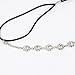 LUX ACCESSORIES Floral Crystal Pave Queen Bridal Bridesmaid Flower Girl Stretch Headband