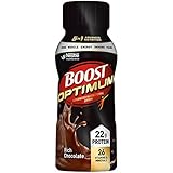 Boost Optimum Advanced Nutritional Drink, Rich Chocolate, 8 fl oz bottle, 16 Pack (Packaging May Vary)