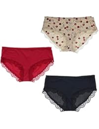Intimates Women's Lace Trim Bikini Panties (3Pr)