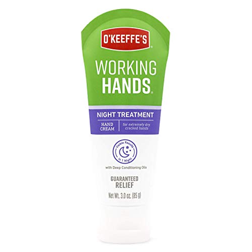 O’Keeffe’s K3200501  102965 Night Treatment Hand Cream, White