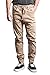 Victorious Mens Twill Jogger Pants (Large, Wheat)
