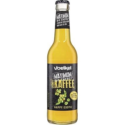Voelkel Maximum Energy'Happy Exotic' mit grünem Kaffee (330 ml) - Bio