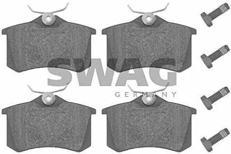 SWAG Disc Brake Pad Set Rear Axle compatible with Audi A4 SEAT SKODA VW Bora 1J0698451