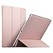 ESR iPad 9.7 Zoll 2018/2017 Hülle, [Rubberized/Gummiert] PU Ledertasche Auto Aufwachen/Schlaf Funktion Schutzhülle mit Gummi-Spray für iPad 9.7 2018/2017 (Roségold)