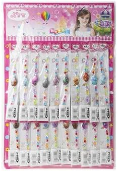 MVS WHOLESALE Carded Pack Of 20 x Colourful Beaded Bracelet Jewellery Items, Ideal for Party Bag Fillers or Fillings Or Pinata Prizes.