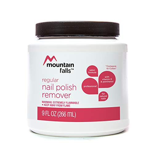 Mountain Falls Regular Dip-It Nail Polish Remover for Natural Nails, with Vitamin E and Panthenol, 9 Fluid Ounce (Pack of 6)