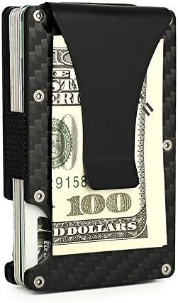 AMZA Black Carbon Fiber Unisex Clutch