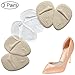 Metatarsal Pads Ball of Foot Cushions Adhesive Gel Non Slip Forefoot Protector Shoe Inserts for Women Men High Heels Sandal Shoes Pain Relief Mortons Neuroma Callus Blisters (3 Pairs) (Multicolor)