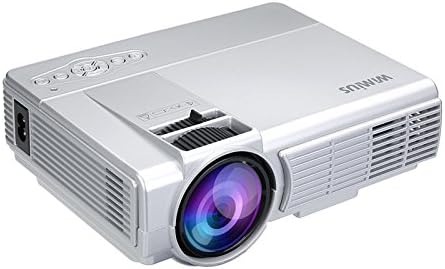 Mini Projector 1200 Lumens Video projector LCD Portable Led HD Support 1080P with Free HDMI Cable for Home Theater Cinema TV Laptop Game