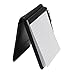 Small Pocket PU Leather Business Notebook Cover Jotter Multifunction A7 Mini Notepad,30 Pages Note Paper, 0.7 Metal Rotating Pen,and Pen Holder
