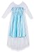 ReliBeauty Girls' Princess Elsa Fancy Dress Costume (3T, Sky Blue)