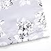 DriftAway Flower/Floral Pencil Sketch Blackout/Room Darkening Grommet Lined Thermal Insulated Energy Saving Window Curtains, 2 Layer, Set of Two Panels, Each 52