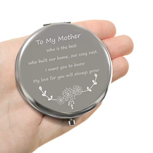 Best Mother Gifts from Daughter Ideals Birthday Anniversaries Gift to Mom from Son Makeup mirror with Gift Box (To my mother)