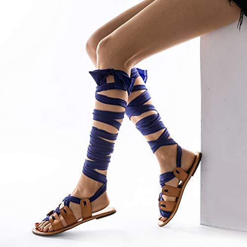image for huizhuangshigong Sandals Huizhuangshigong Women Sandals Thong Bandage 