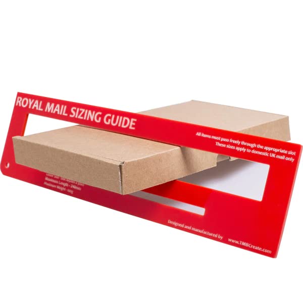 (50 pack) DL Size Box Large Letter Strong Cardboard Shipping Mailing Postal Pip Boxes - ROYAL MAIL BROWN LARGE LETTER PIP CARDBOARD POSTAL MAILING BOX - Box Size Internal : 218x108x20 mm (L x W x H)