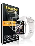 INGLE [6 Pack] for Apple Watch Series 4 / Series 5 Screen Protector (40mm), Liquid Skin [Anti-Bubble] Full Coverage with Lifetime Replacement Warranty