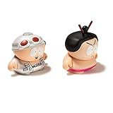 South Park Kidrobot Many Faces of Cartman Fingerbang Sumo Figure Set