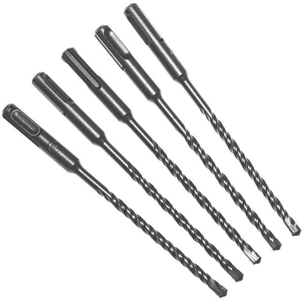 EETools (5PK) SDS Plus Masonry TCT Tungsten Carbide Drill Bits (5mm x 160mm)