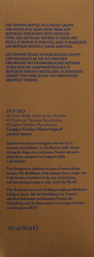 Nonino Grappa Il Prosecco Monovitigno im Barrique gereift 41% vol. in Geschenkpackung, 700ml – Bild 5
