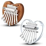 2 Pack Mini Kalimba Thumb Piano 8 Keys,Portable