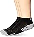 Under Armour Adult Heatgear Tech Low Cut Socks, 3-Pairs, Black, Large