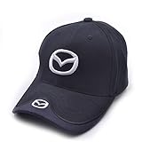 Auto sport Car Logo Black Baseball Cap F1 Racing Hat (Mazda)