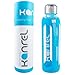 Kanrel Glass Drinking Water Bottle 32 oz with Silicone Sleeve Cover Protector (1 Litre XL) Eco Friendly, Essential Oil & Dishwasher Safe