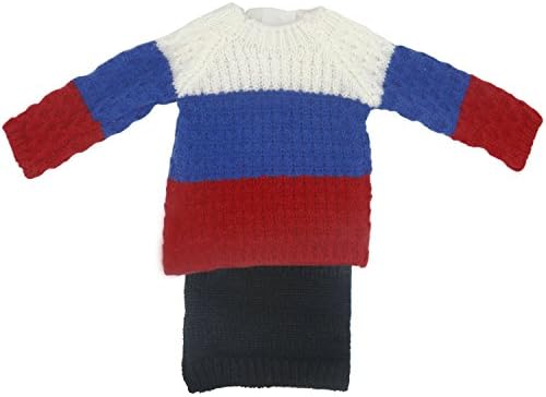 AOFUL Sweater Doll Clothes Dress for 16-18 inch American Girl Doll and More