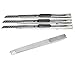 Wekoil 30 Snap Off Utility Knife Blades 9mm Auto Lock Retractable Craft Cutters with Extra 3 Pcs Carbon Steel Art Knives for Cutting Box Paper Cardboard Graphics Projects