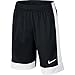 NIKE Boys' Assist Shorts, Black/White/White/White, Medium