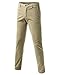 IDARBI Men's Flat Front Slim Fit Chino Pants 28-40W/32L (15 Colors)